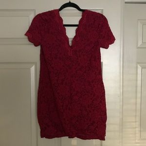 Lace mini dress